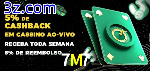 Promoções do cassino ao Vivo 7M7